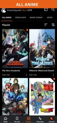 Crunchyroll Mod APK